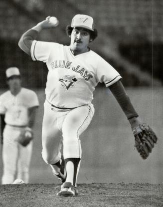 Top of the poll: Jim Clancy, left, Luis Leal and Dave Stieb certainly left their mark on the 1982 American League season