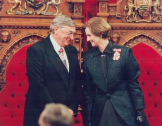 Romeo LeBlanc and wife Diane Fowler: Installation as 35th G.G.