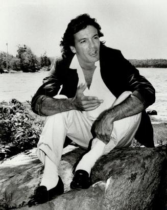 A hunk of rock: Montreal-born Jeanne LeClerc has been playing mystery man Jeremy Hunter on All My Children for three months.