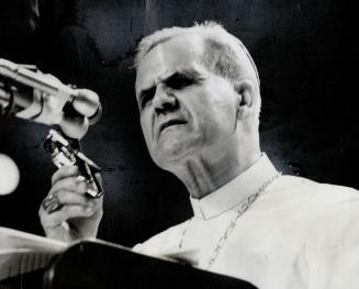 Paul Emile Cardinal Leger Told Kitchener audience poor nations could resort to violence unless foreign AID is sharply increased