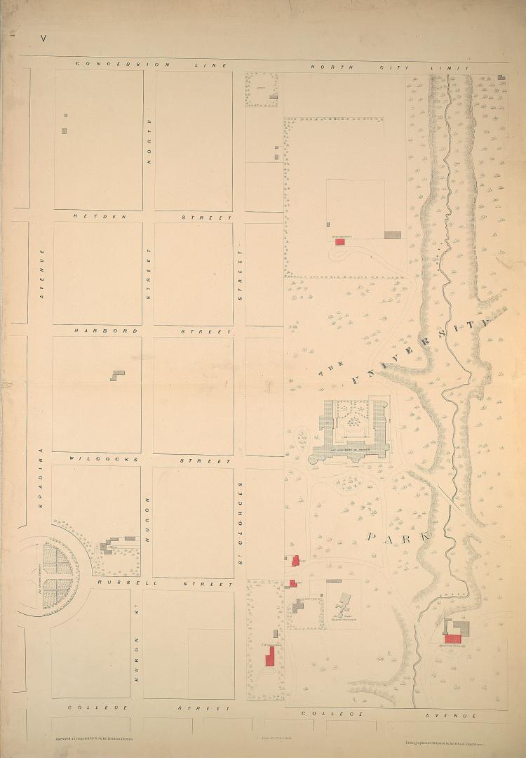 Atlas of the city of Toronto and vicinity.