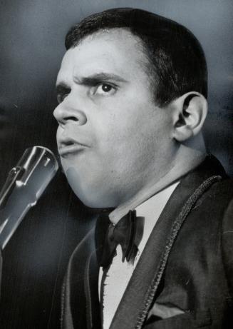 Master Mimic Rich Little, at Royal York's Imperial Room, turns into Jack Benny (top left), Bobby Kennedy (top right), Robert Goulet (bottom left), John Diefenbaker