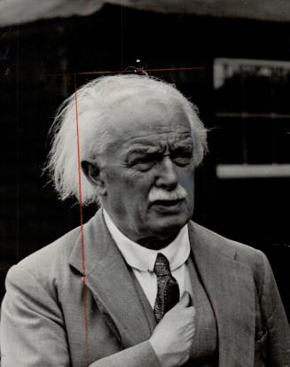 At 76 years of Age David Lloyd George puts in from 12 to 14 hours a day on his parliamentary duties