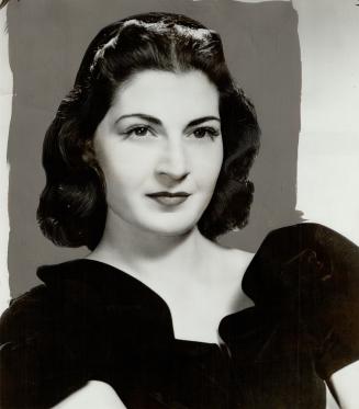 Songstress of Royal Canadians: Rose Marie Lombardo is the sixteen-year-old vocalist in the band of Guy Lombardo and his Royal Canadians