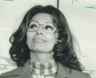 Double-take: Sophia Loren, 46, stared at her equally beautiful double.
