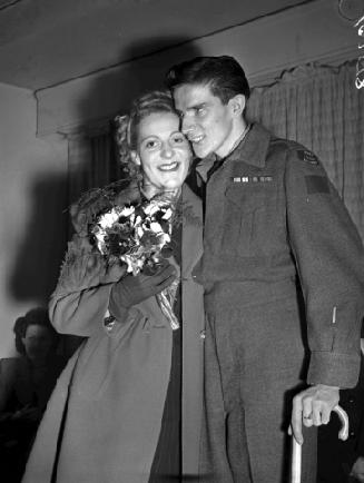 War bride and husband
