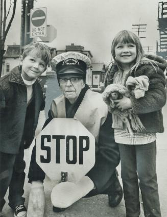 He's 90 years old today, but that doesn't keep Charles Doty from his job as crossing guard at Sherbourne and Howard Sts