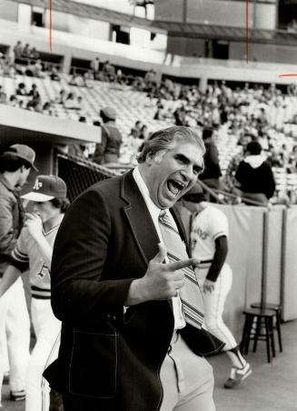 Never lost for words: Ron Luciano was notorious for his loquaciousness when he was an umpire