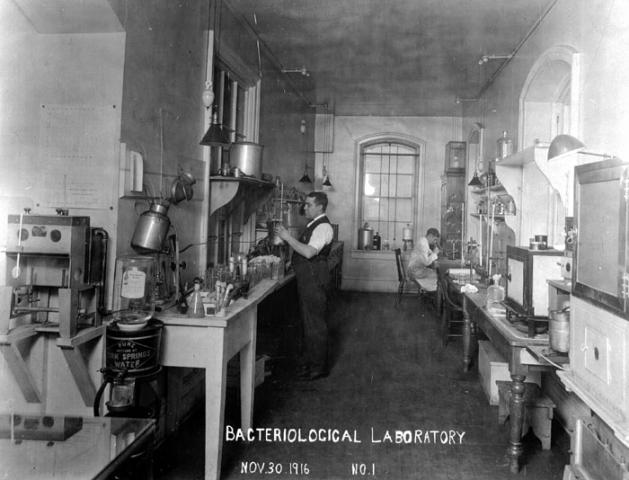 Bacteriological laboratory