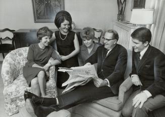 A family gathering is a rare occurence for the busy MacDonalds whose life in many ways revolves around father's position as provincial head of the New Democratic Party