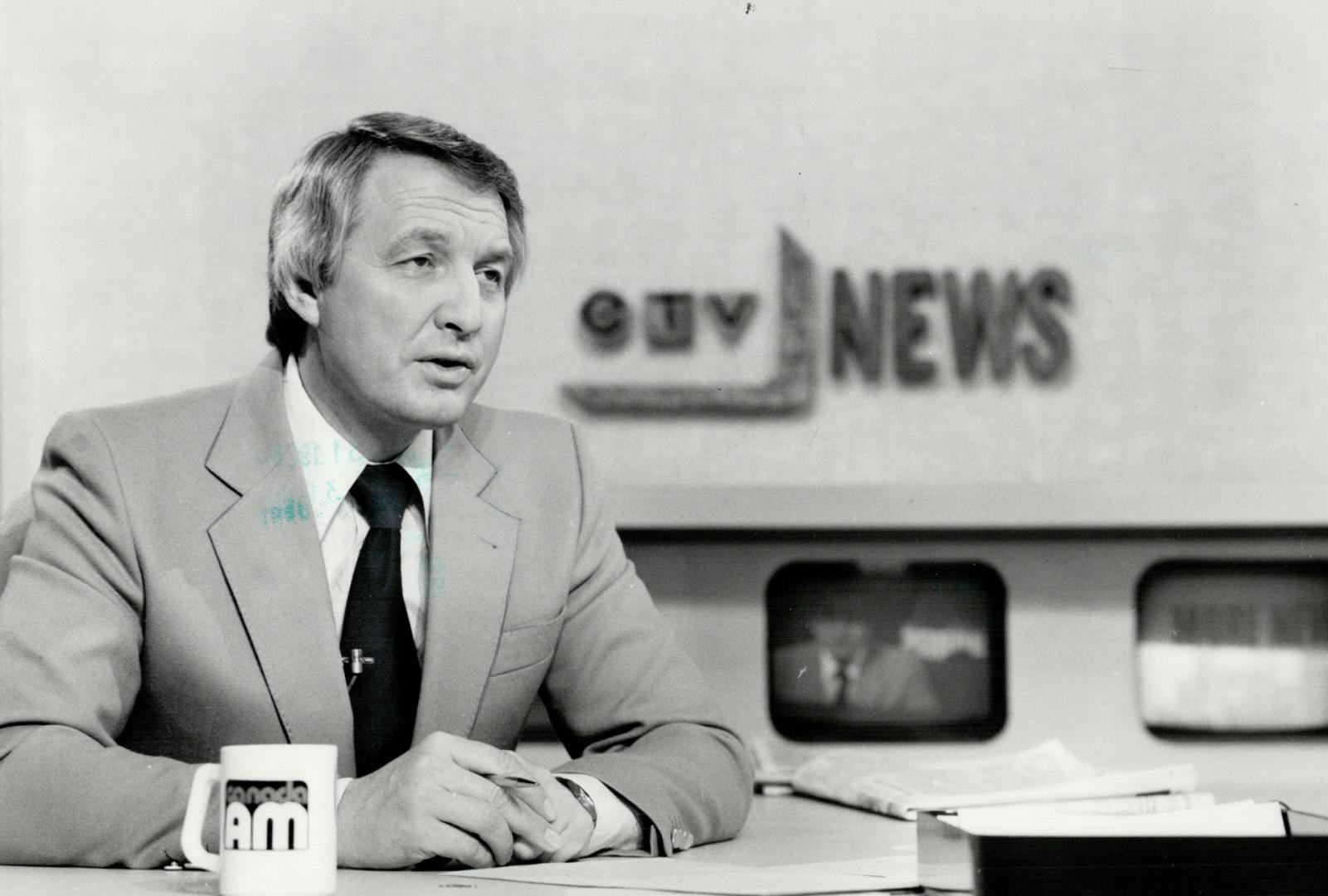 Wally Macht: He's the news anchorman, the third member of the Canada AM team.