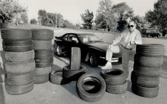 Low-riders: John Mahler and his Porsche 944 Turbo ran all these high performance tires and learned some are better than others - but not by much.