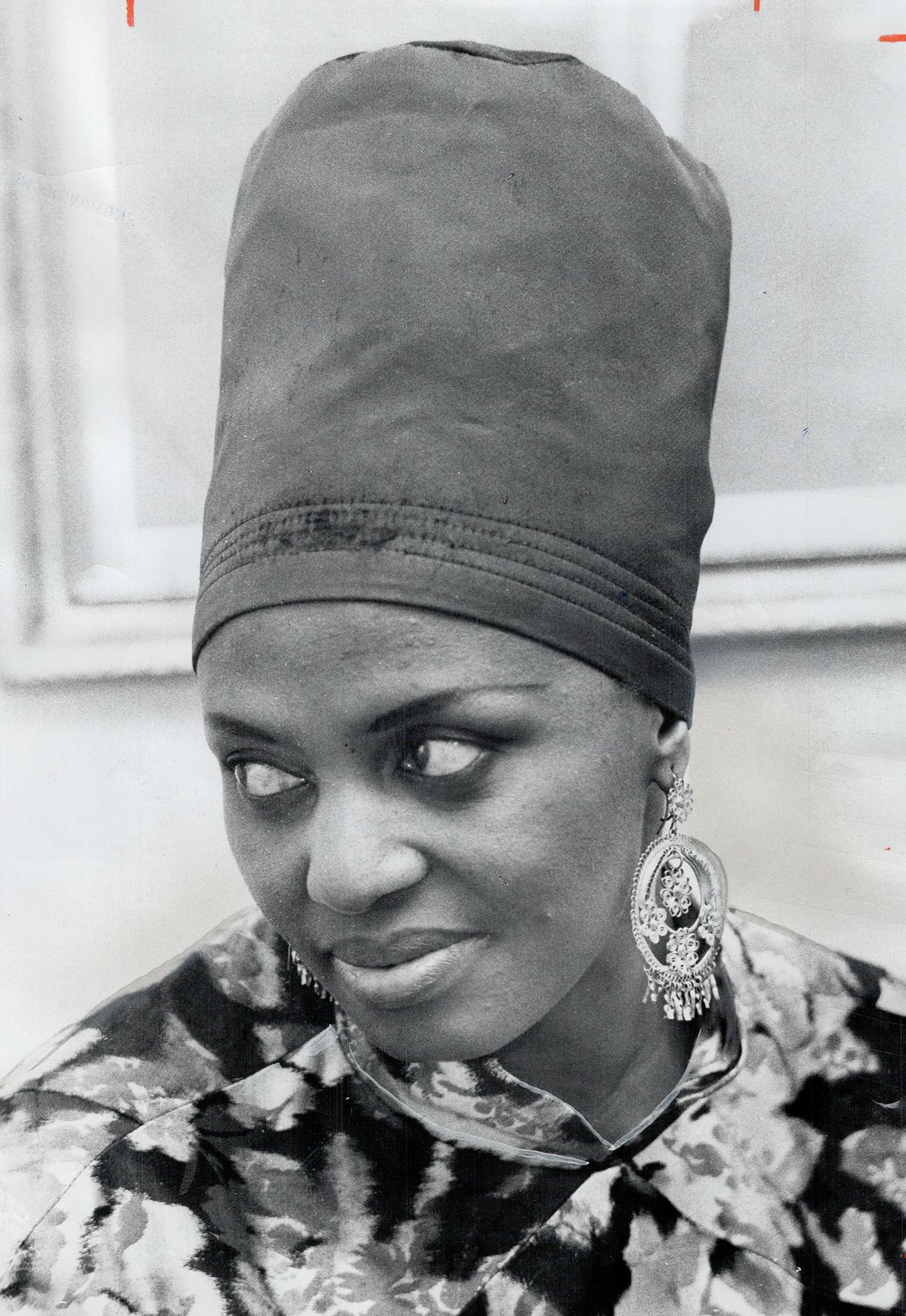 Offstage, Miriam Makeba talks of her South African homeland and of her ...