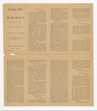 The Impending "trouble" and the way out of it! : briefly discussed in three letters to the Prince of Wales