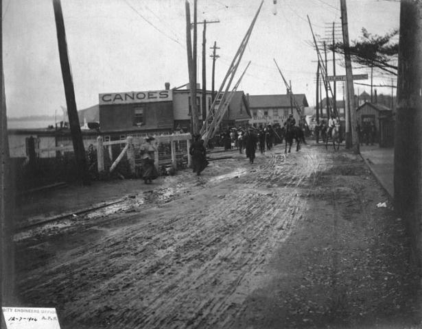 G.T.R. crossing, Queen Street West