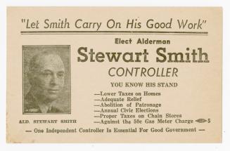 "Let Smith carry on his good work"