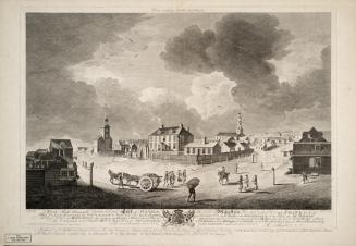 Governor's House and St. Mather's Meeting House at Halifax in Nova Scotia (1759)