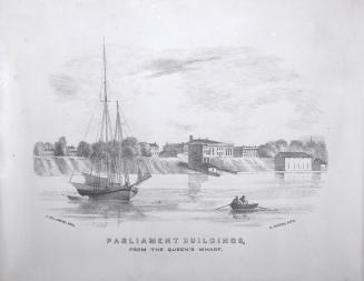 Image shows a few boats on the lake with the Parliament Buildings in the background.