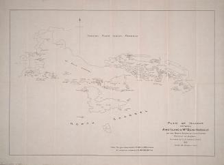 Plan of islands between Aird Island & McBean Harbour on the north shore of Lake Huron District of Algoma