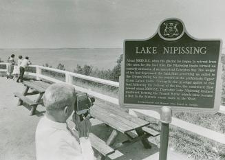 Sign at Lake Nipissing