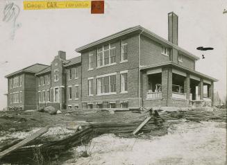 New main building on industrial farm