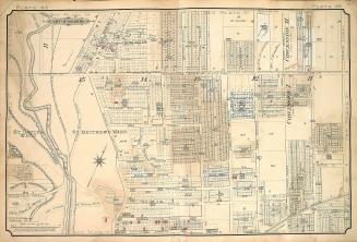 [Plate 46] Atlas of the city of Toronto and vicinity from special survey founded on registered plans and showing all building and lot numbers.