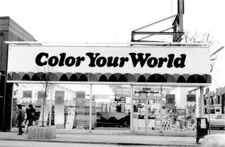 Color Your World, Bloor Street West, northwest corner of Gladstone Avenue, Toronto, Ont.