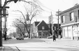 Wallace Avenue at Lansdowne Avenue, looking west towards Ward Street, Toronto, Ont.