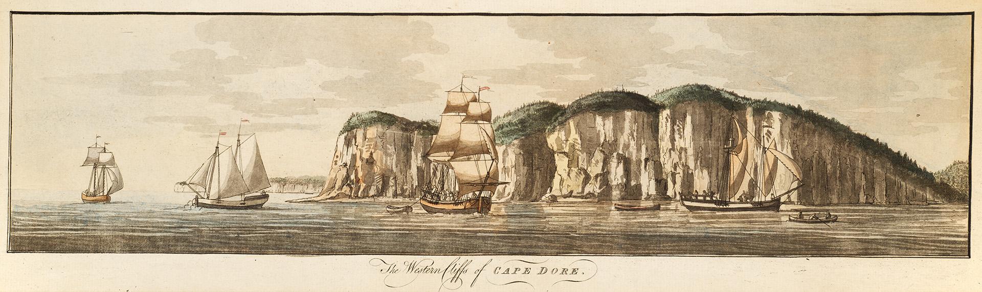 The Western Cliffs of Cape Dore (Cape d'Or, Nova Scotia)