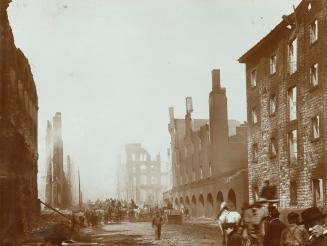 Toronto Fire (1904), aftermath of fire, Bay St