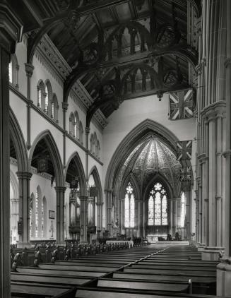 St. James' Anglican Cathedral (opened 1853), King St. E., north east corner Church St.; Interior. Toronto, Ont.