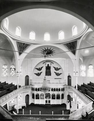 Holy Blossom Synagogue, Bond St., east side, between Dundas & Gould Sts., Interior. Toronto, Ont.