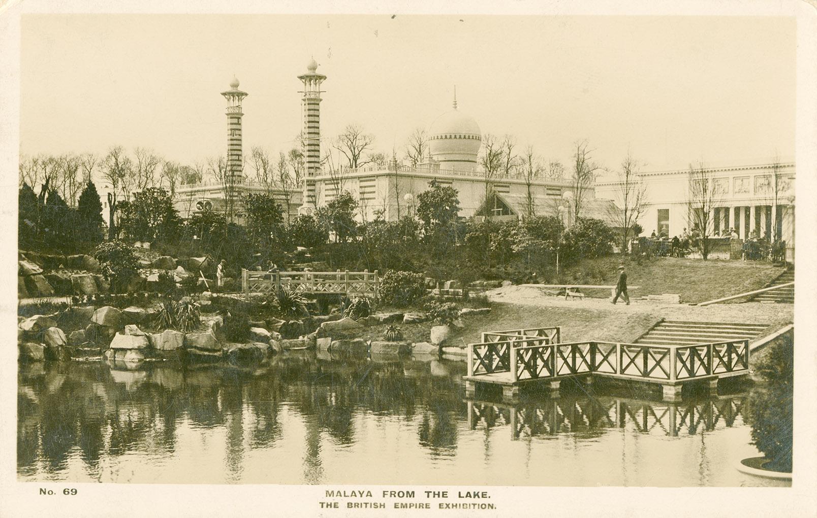 Malaya from the lake, British Empire Exhibition, 1924