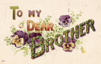 To my dear brother