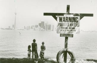 Warning signs are a regular summer feature of Toronto's polluted waterfront