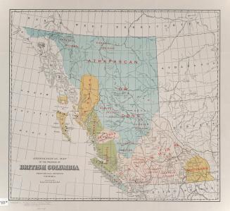 Ethnological map of the province of British Columbia