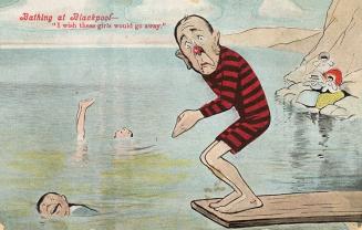 Bathing at Blackpool  "I wish these girls would go away"