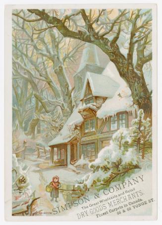 Simpson & Company the great wholesale and retail dry goods merchants, finest carpets in Canada