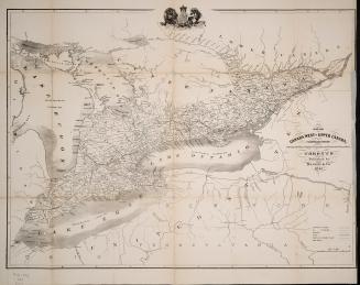 Map of Canada West or Upper Canada compiled from government plans, original documents, and personal observation