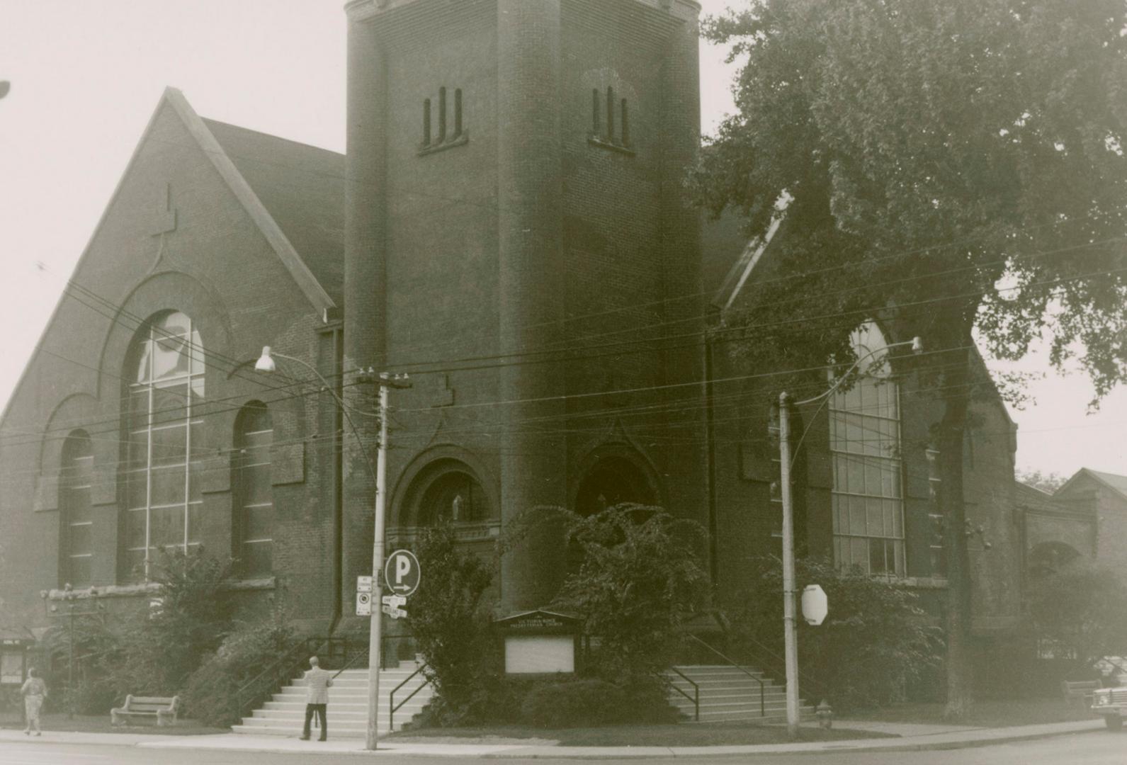 Victoria/Royce Presbyterian Church, originally Victoria Presbyterian Church, Annette Street, northwest corner of Medland Street, Toronto, Ontario.