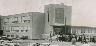 The opening of St. Jerome's College in Centreville, Ont.