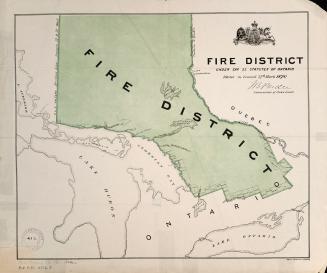 Fire District under cap. 23 statutes of Ontario