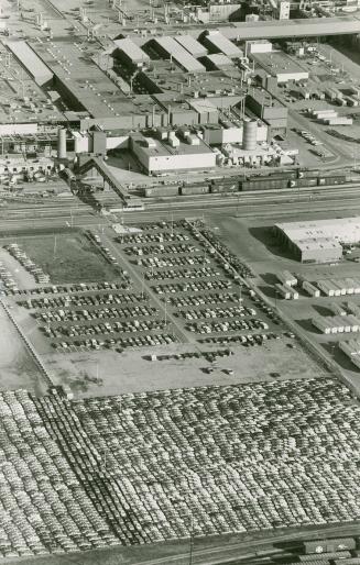 New cars at the GM Plant Oshawa