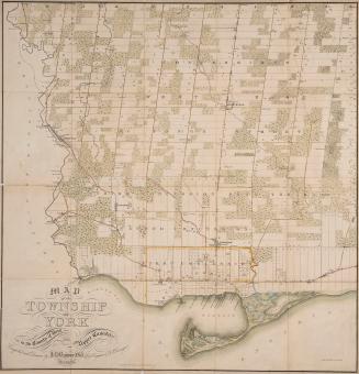 Map of Township of York in the county of York Upper Canada