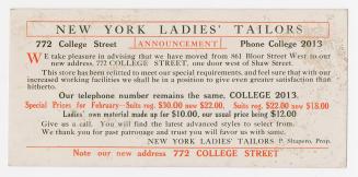New York Ladies' Tailors