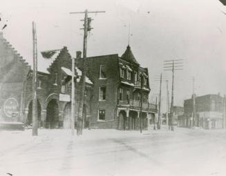 Peacock Hotel, Dundas Street West, west side, opposite Royce Avenue (Dupont Street), between Brad Street and Old Weston Road, Toronto, Ontario.