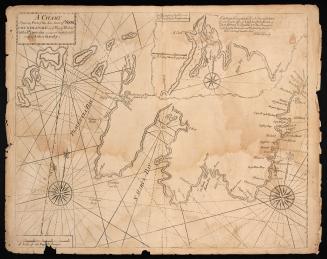 A chart shewing part of the sea coast of Newfoundland from ye Bay of Bulls to little Placentia exactly and carefully laid down by John Gaudy