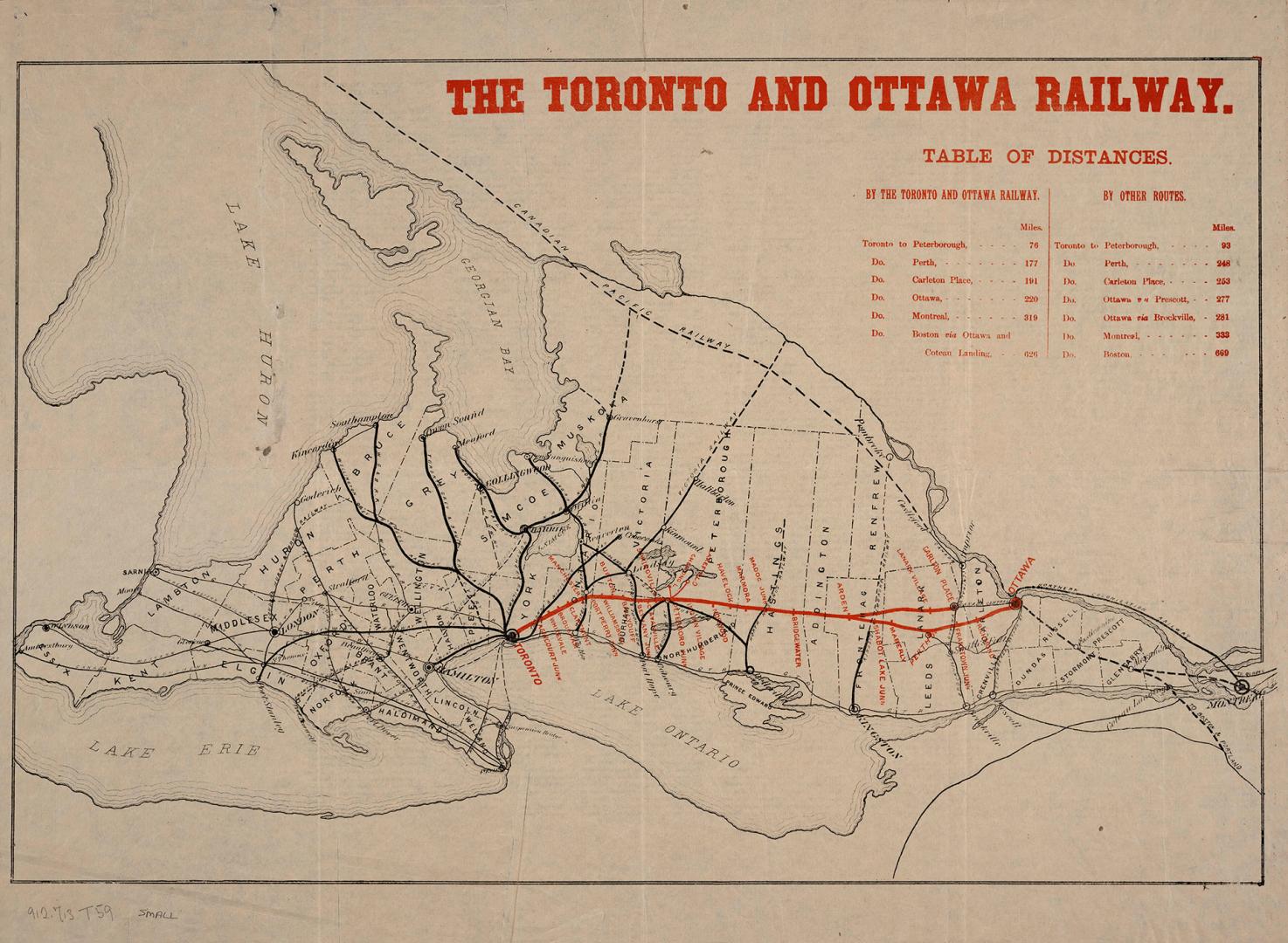 The Toronto and Ottawa Railway