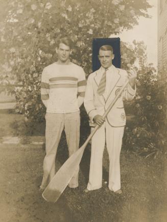 Harvey Charters (left) and Paul Porter of Balmy Beach Canoe Club, Toronto