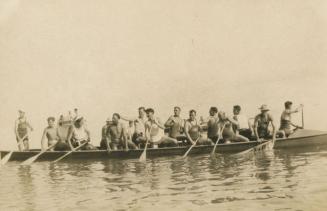 Balmy Beach Canoe Club war canoe